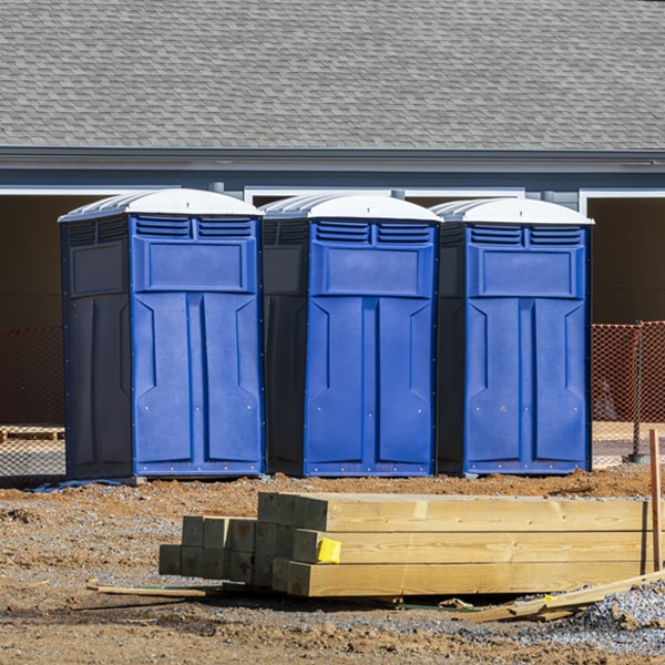 what is the maximum capacity for a single portable restroom in Suquamish